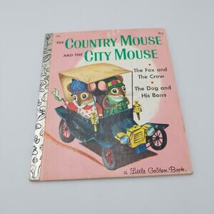 The Country Mouse And The‎ City Mouse A Little Golden Book